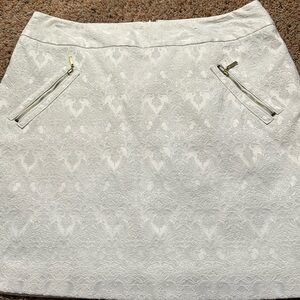 Worthington white skirt size 10